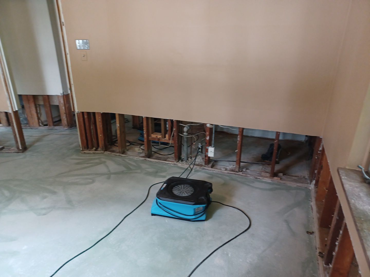 Project in West Bloomfield Township by EzDry Water Mitigation & Property Restoration