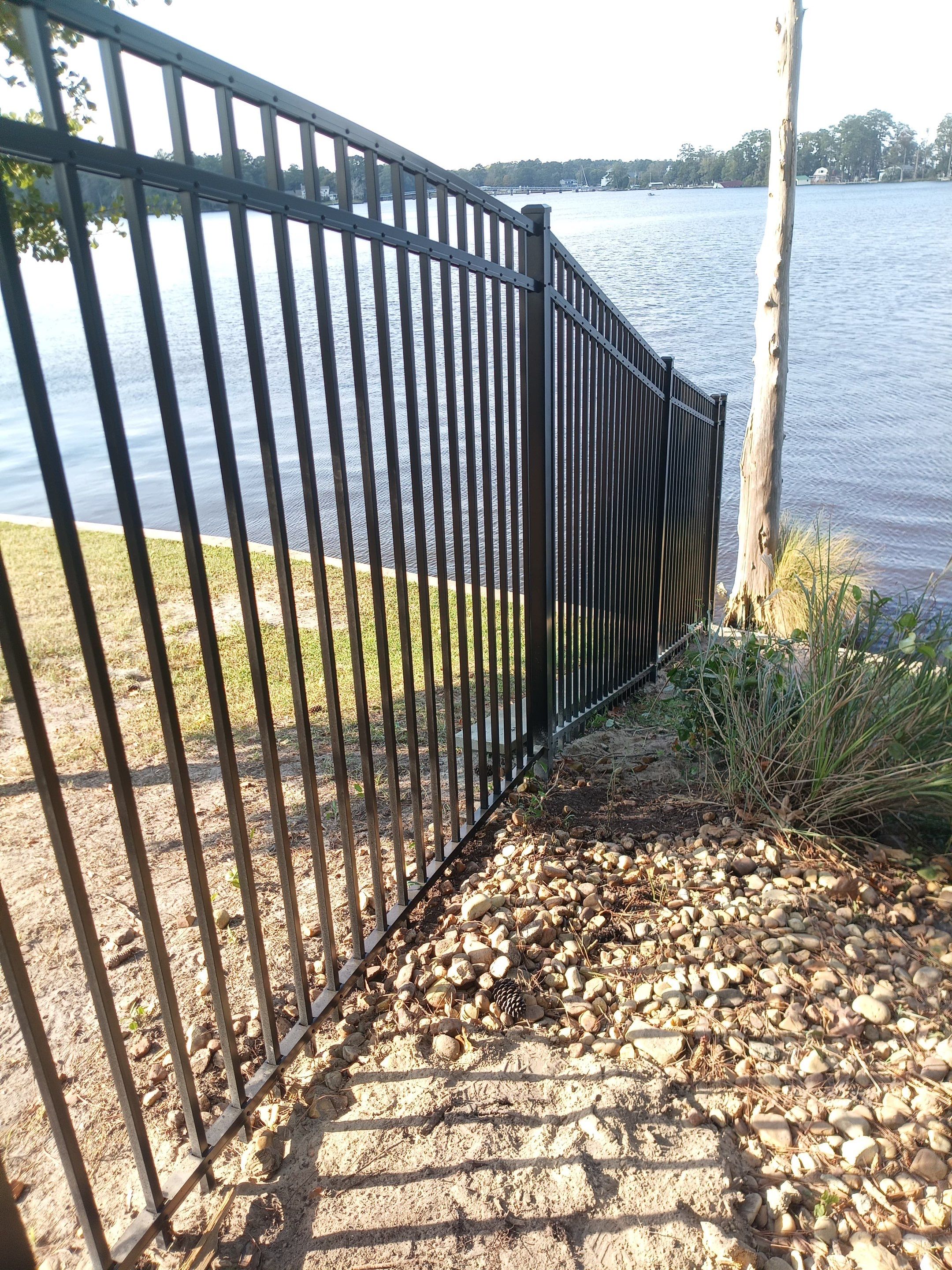 Sterling Aluminum Project in Chocowinity by Superior Fence and Rail
