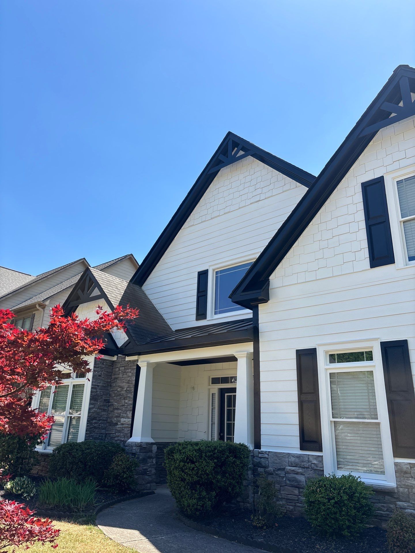 Modern Contrast Exterior Refresh – Cumming, GA 30040 by Five Star Painting