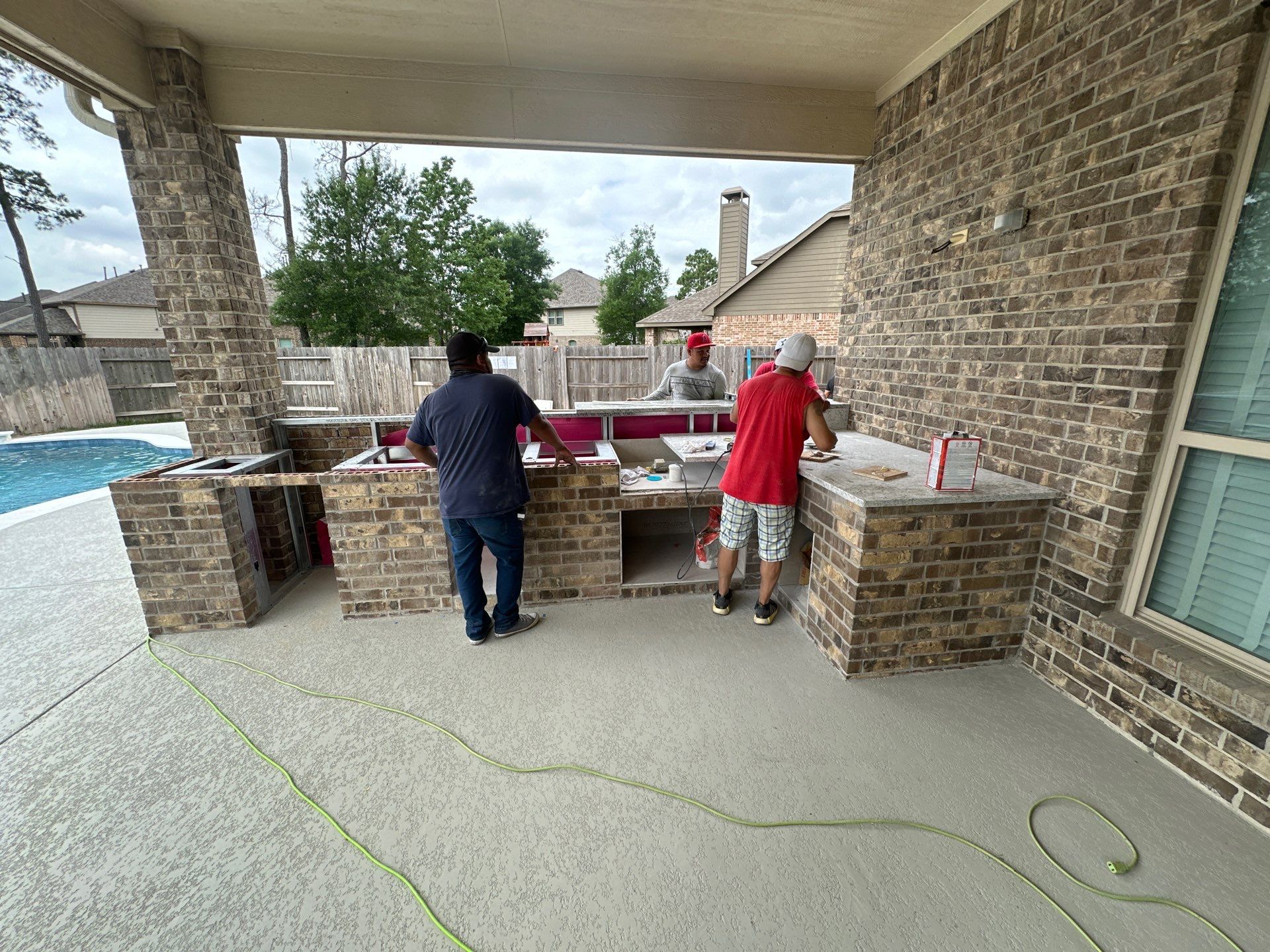 Summer Kitchen in Spring, TX by SophAlx LLC
