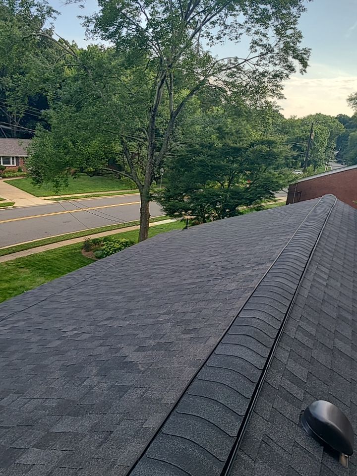 Springfield Tree Damage Restoration: CertainTeed Landmark Designer Shingles in Charcoal Black by RM Banning, Inc.