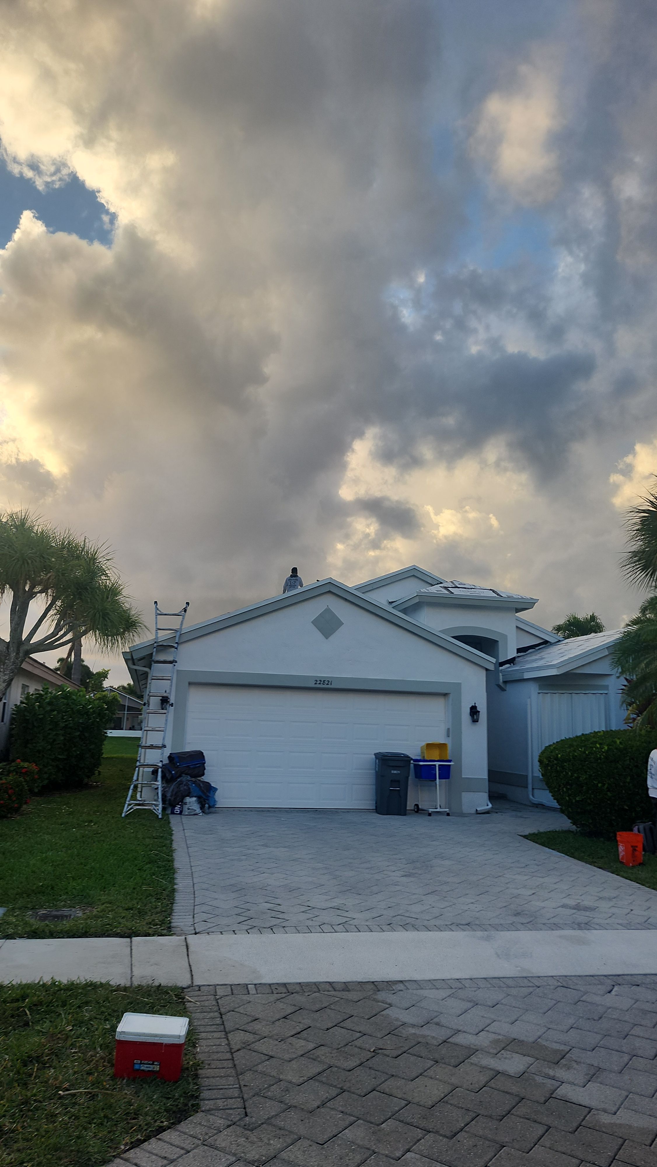 Residential Concrete Tile Roof Replacement and Fascia Repair in Boca Raton by Aastro Roofing