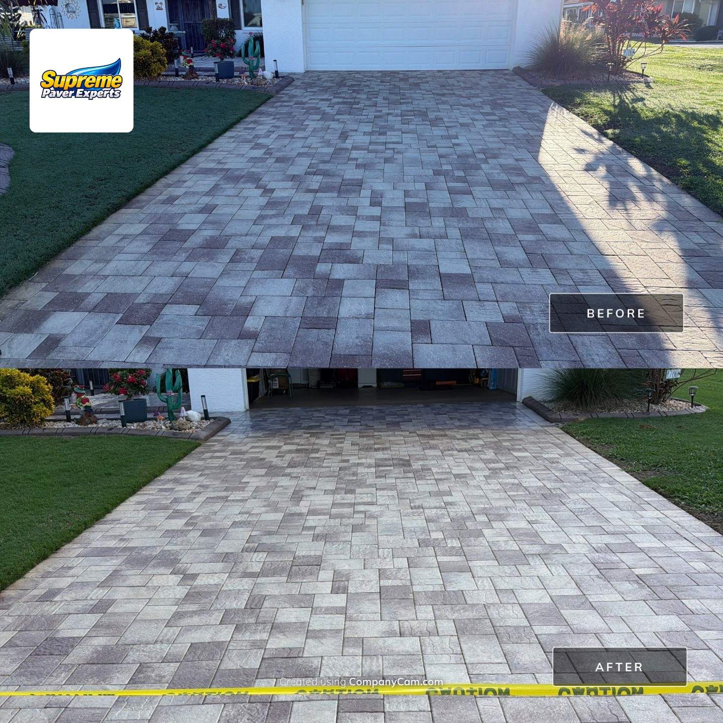 Restorative Paver Cleaning and Sealing in Sun City Center by Supreme Paver Experts