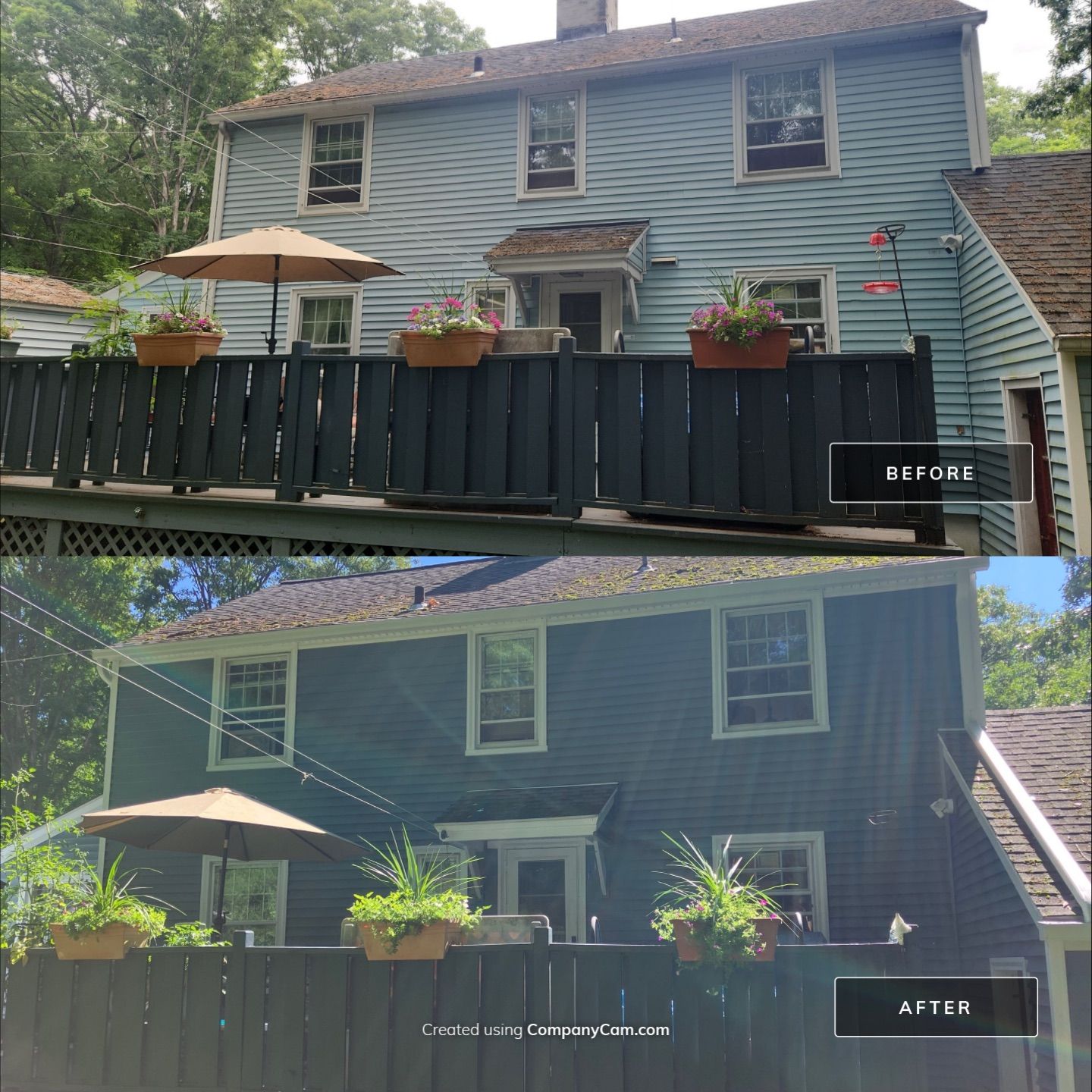 Siding Refreshment with Cert Monogram D/4 x 12'6" Clapboard, Wedgewood Blue by DiGiorgi Roofing and Siding Inc