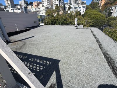 Before: roof condition prior to Alpha Eagle Roofing's work in San Francisco, CA (photo 2)