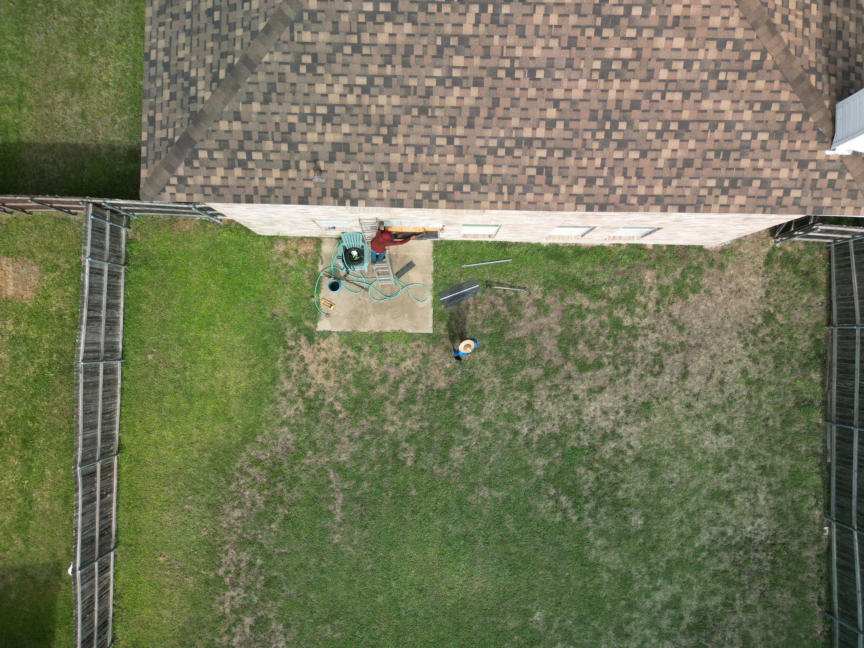 Full Roof Replacement, Chimney Rebuild and Interior Damage Replacement by First United Roofing & Construction