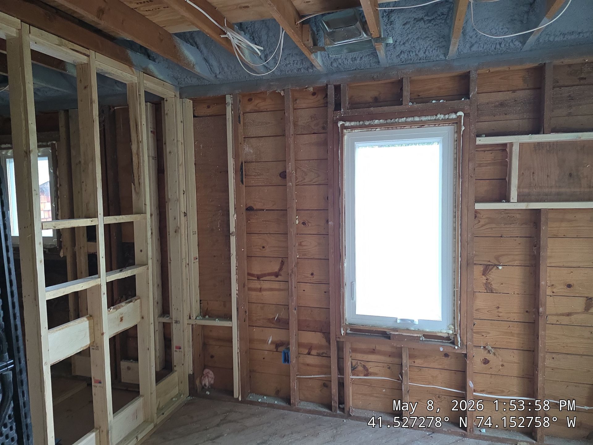 Attic Insulation using Closed Cell Spray Foam by NYS Foam & Energy
