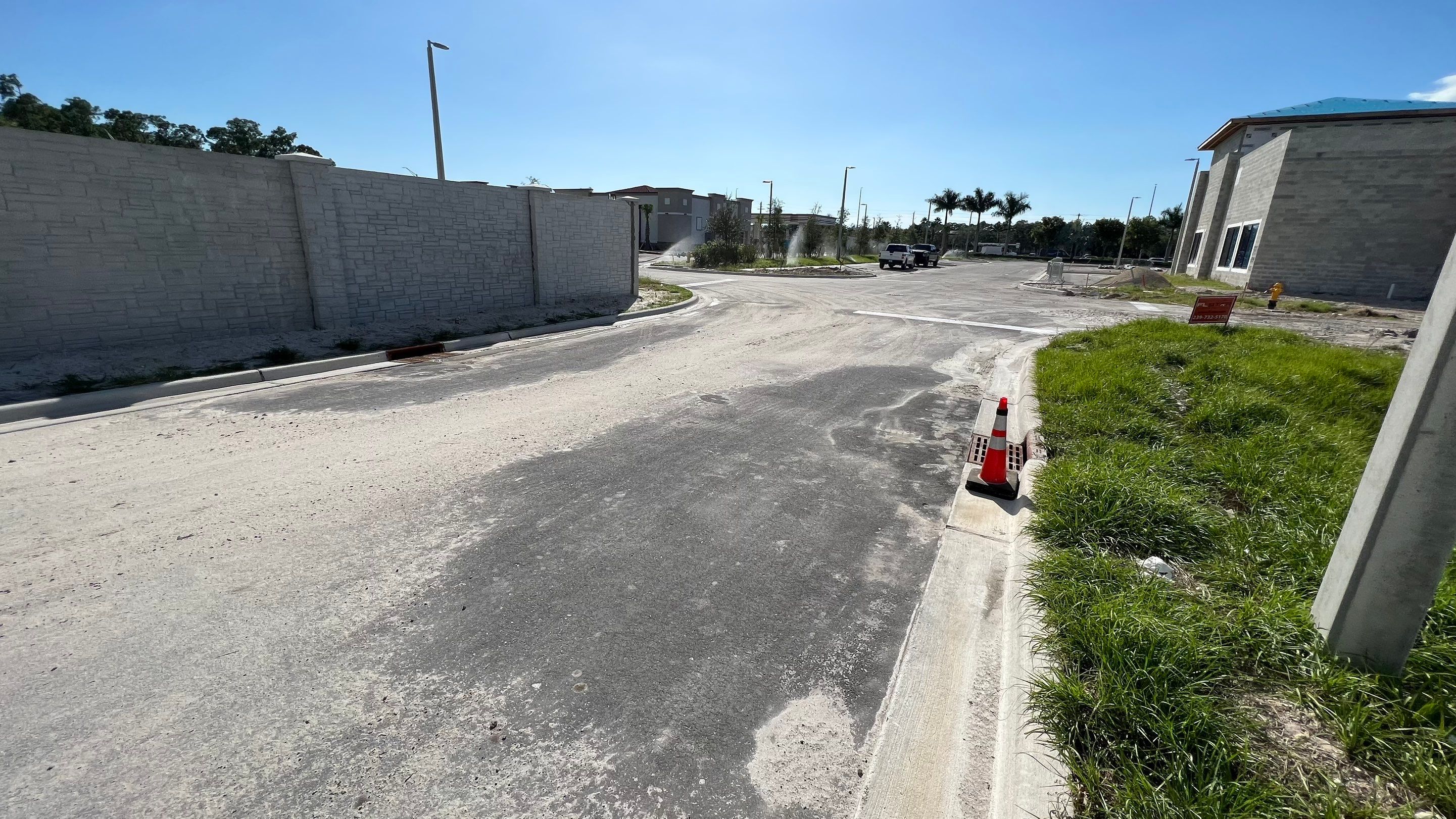 New Construction Storm Drain System Cleaning by APS Power & Water