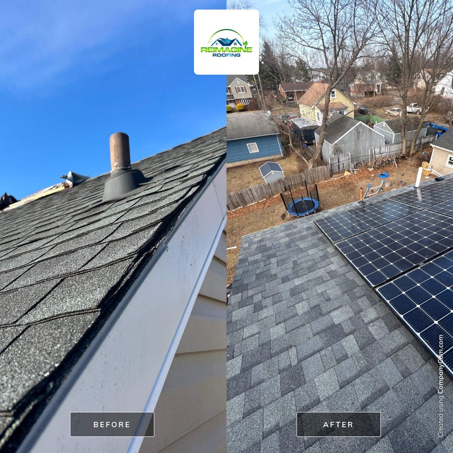 Estate Gray Shingles by Reimagine Roofing