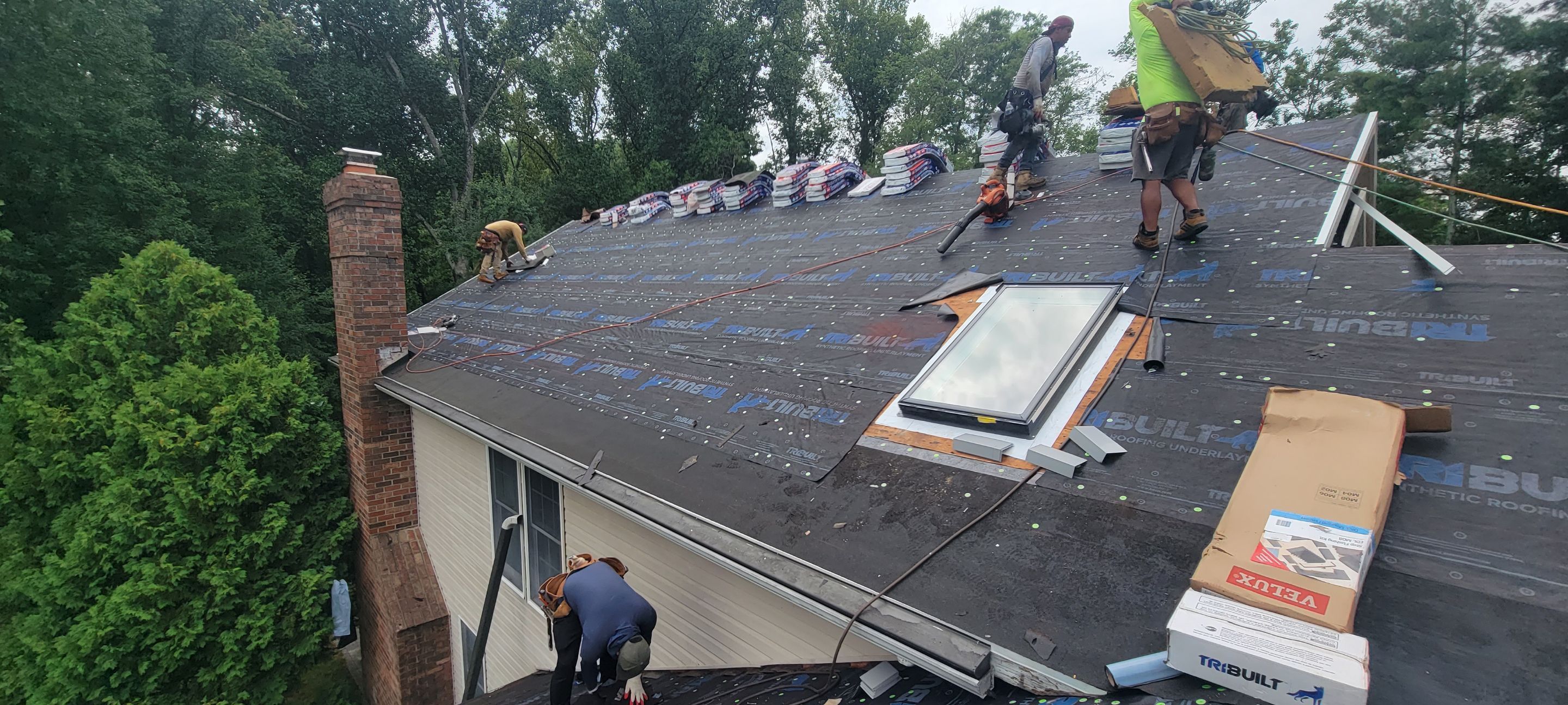 Roof Installation using GAF Timberline HDZ by ExteriorPros