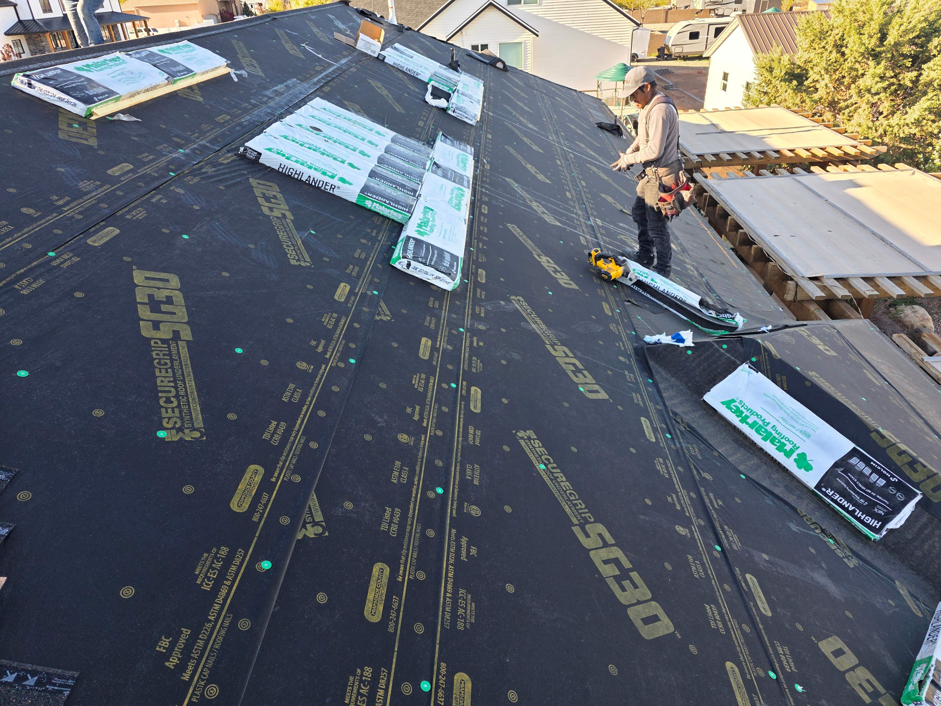 Residential Roofing Installation using Asphalt Shingles by Unified Roofing