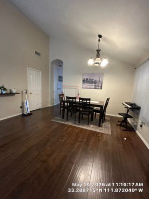 Chandler Interior Remodel Featuring Dark Wood Flooring and Lighting