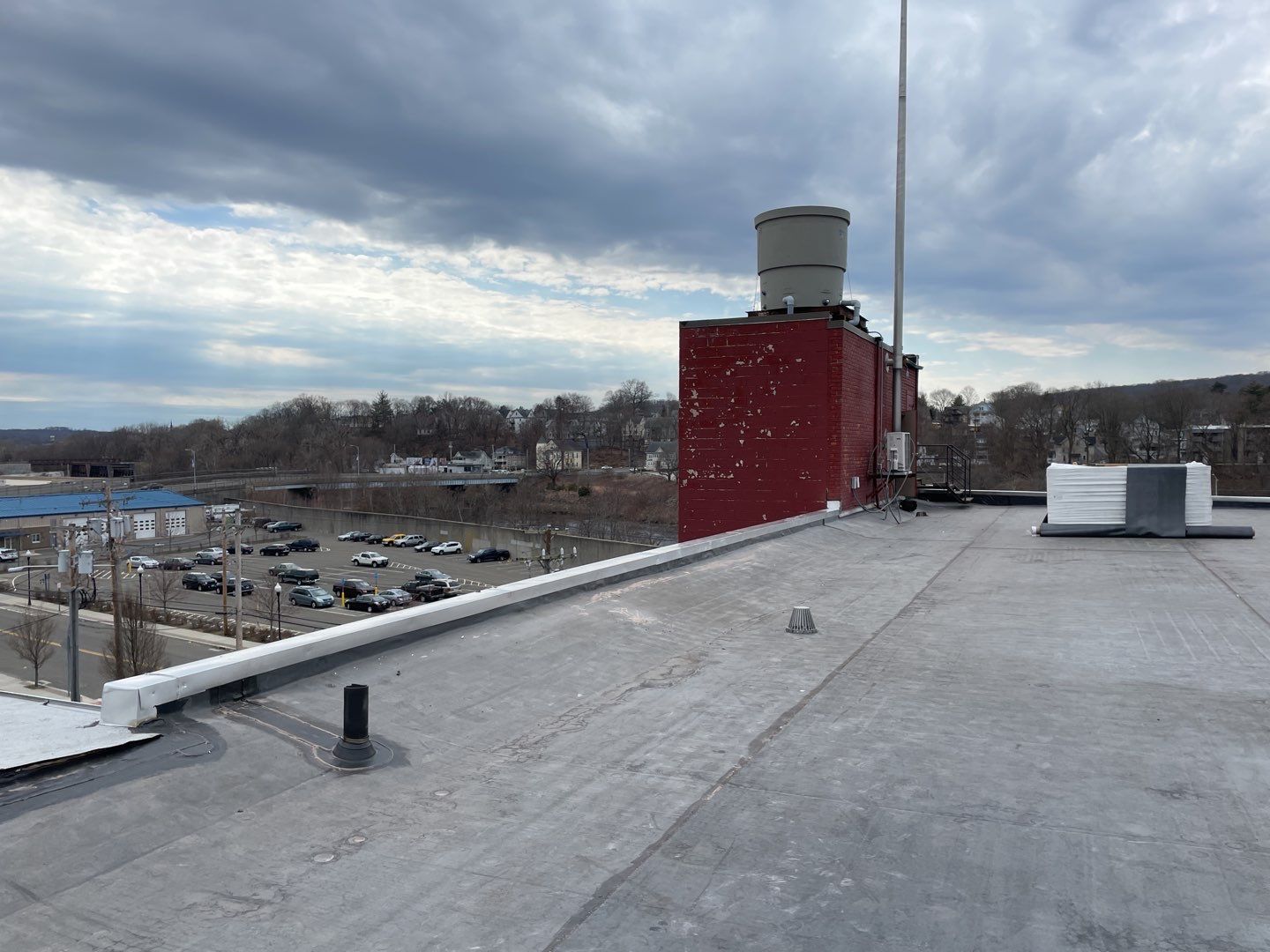 Commercial Roofing Installation using EPDM  by A Plus Exterior