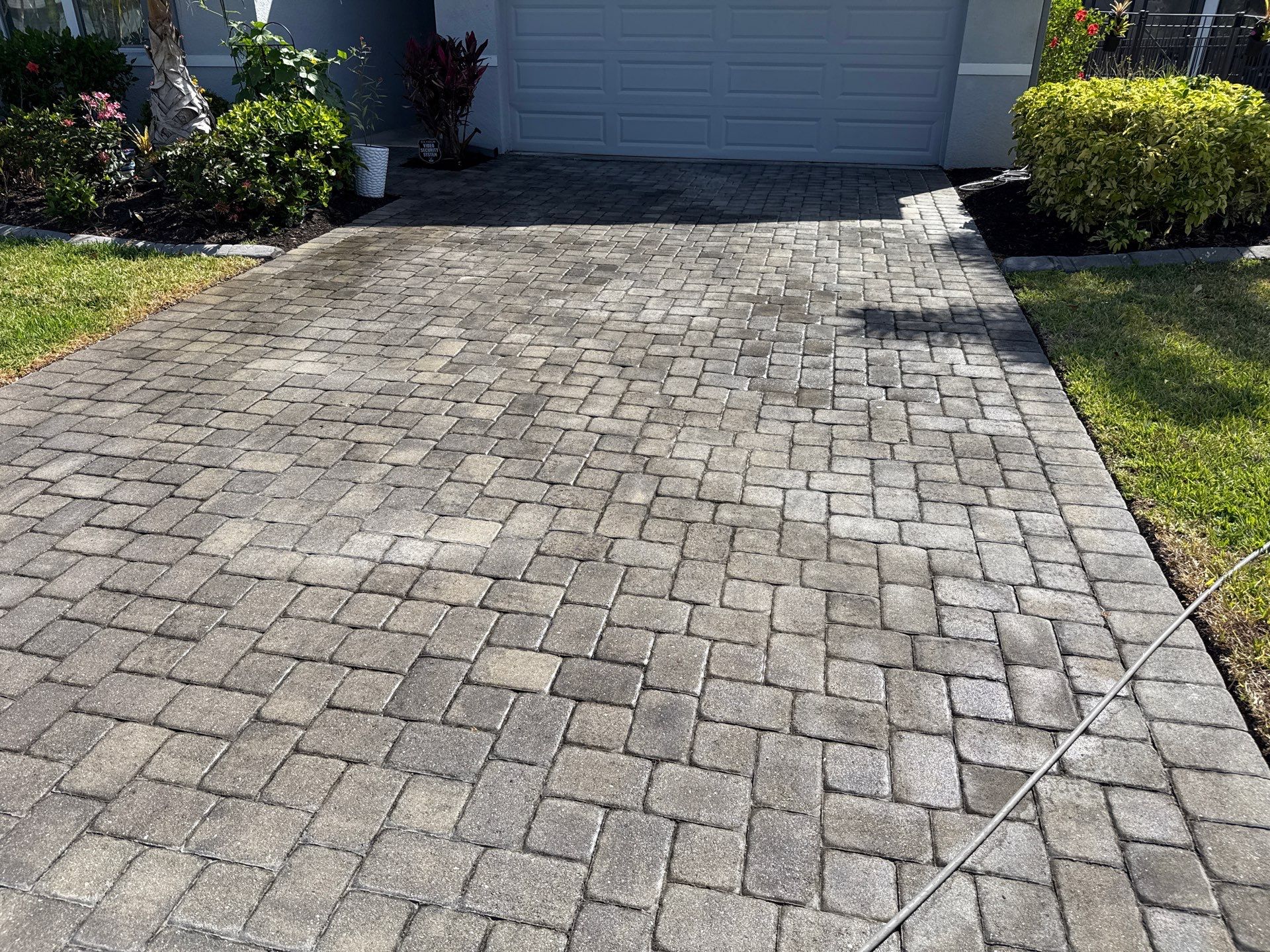 Paver Driveway & Concrete Cleaning | Trevesta Community | Palmetto, FL by Sunshine AquaWash