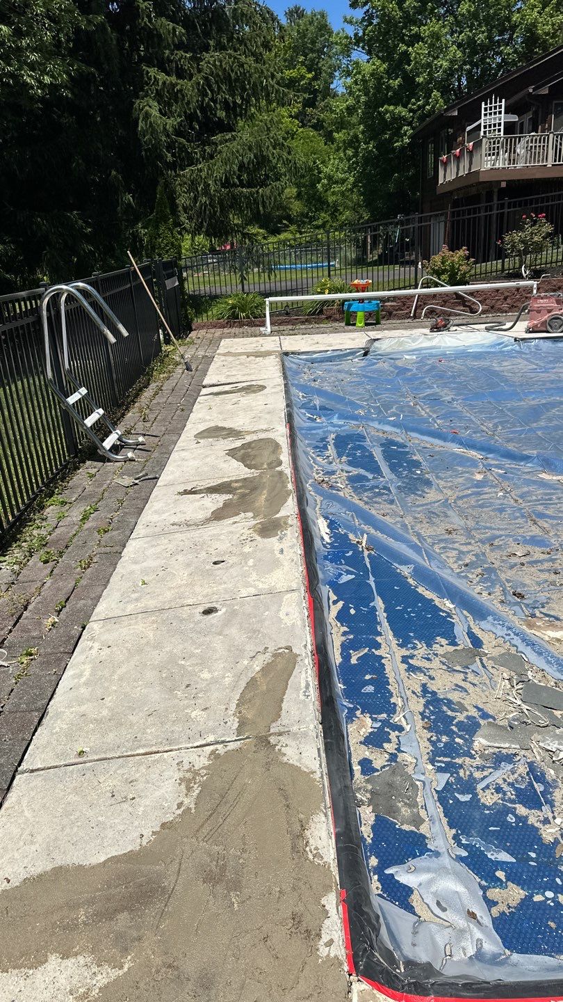 Pool Deck Project in Coraopolis by Floors in a Day, Inc