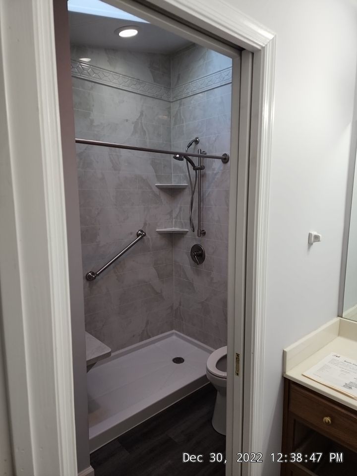 Tub to Shower w Skylight by BathPlanet SW Virginia