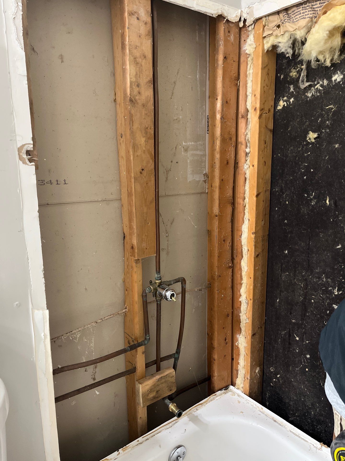 Herman's Shower Remodel  by Skilled Construction LLC
