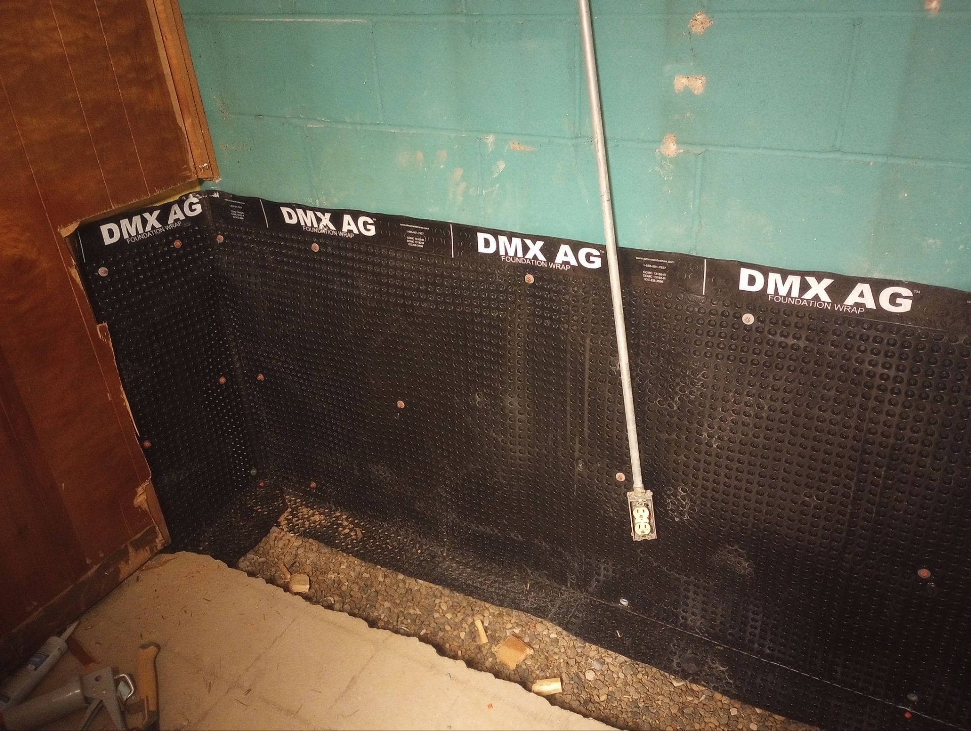 Interior Basement Waterproofing in South MPLS by Waterproofing Northeast