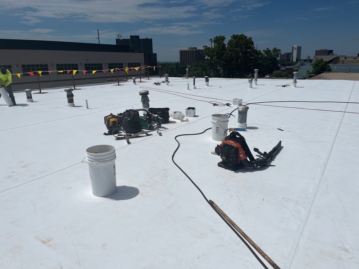TPO Project in Tulsa by Decor Roofing & Restoration