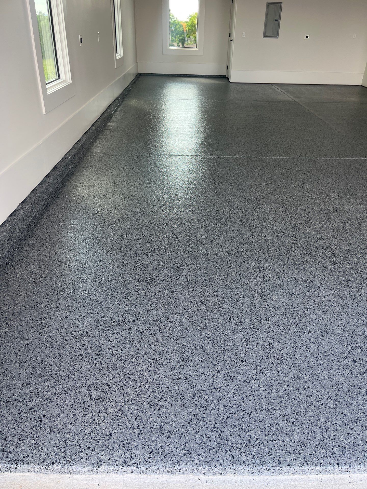 Garage Floor Coating using Nightfall by My Garage Floor Guys