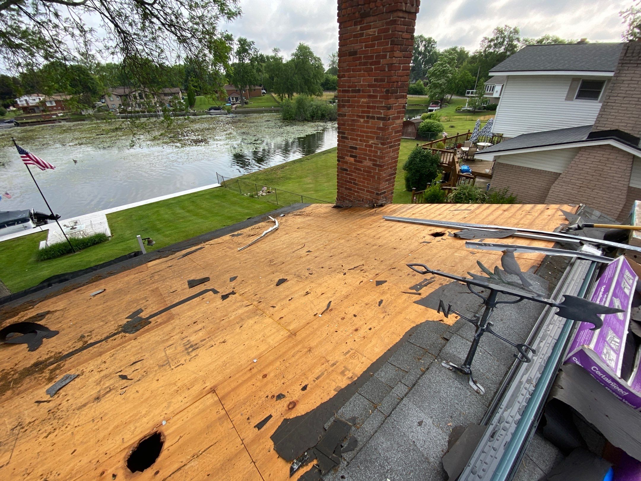Roof Replacement using CertainTeed Landmark by 180 Contractors