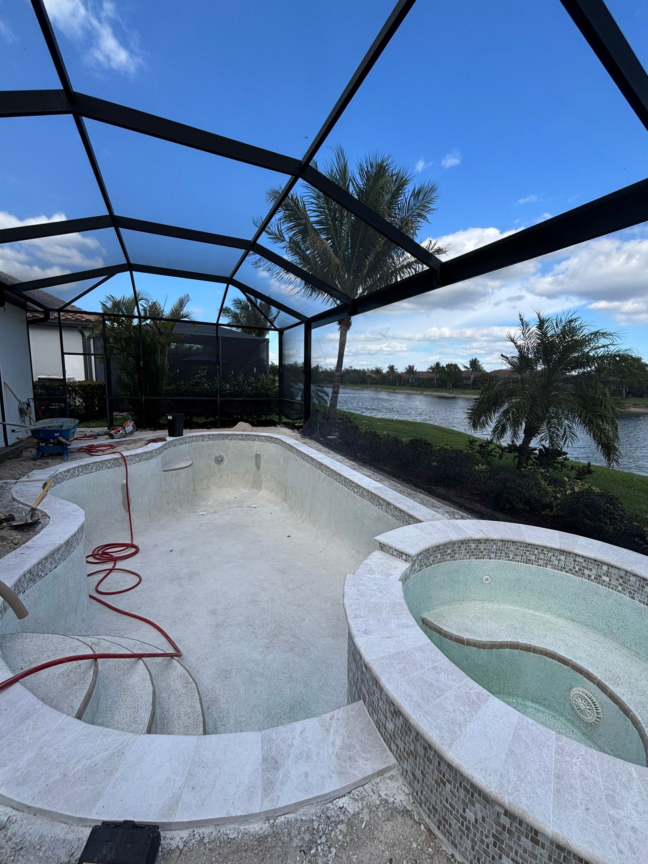 Pool Deck Renovation | Pool Coping | Waterline Tile | Bonita National Golf & Country Club` by Old Town Pavers Llc
