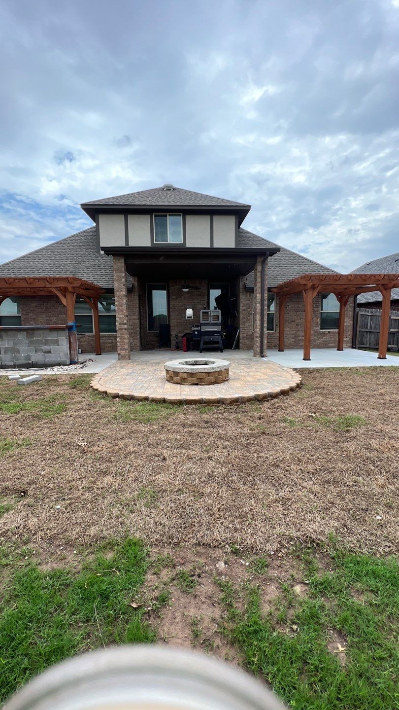 Outdoor kitchen by Clays Services Inc