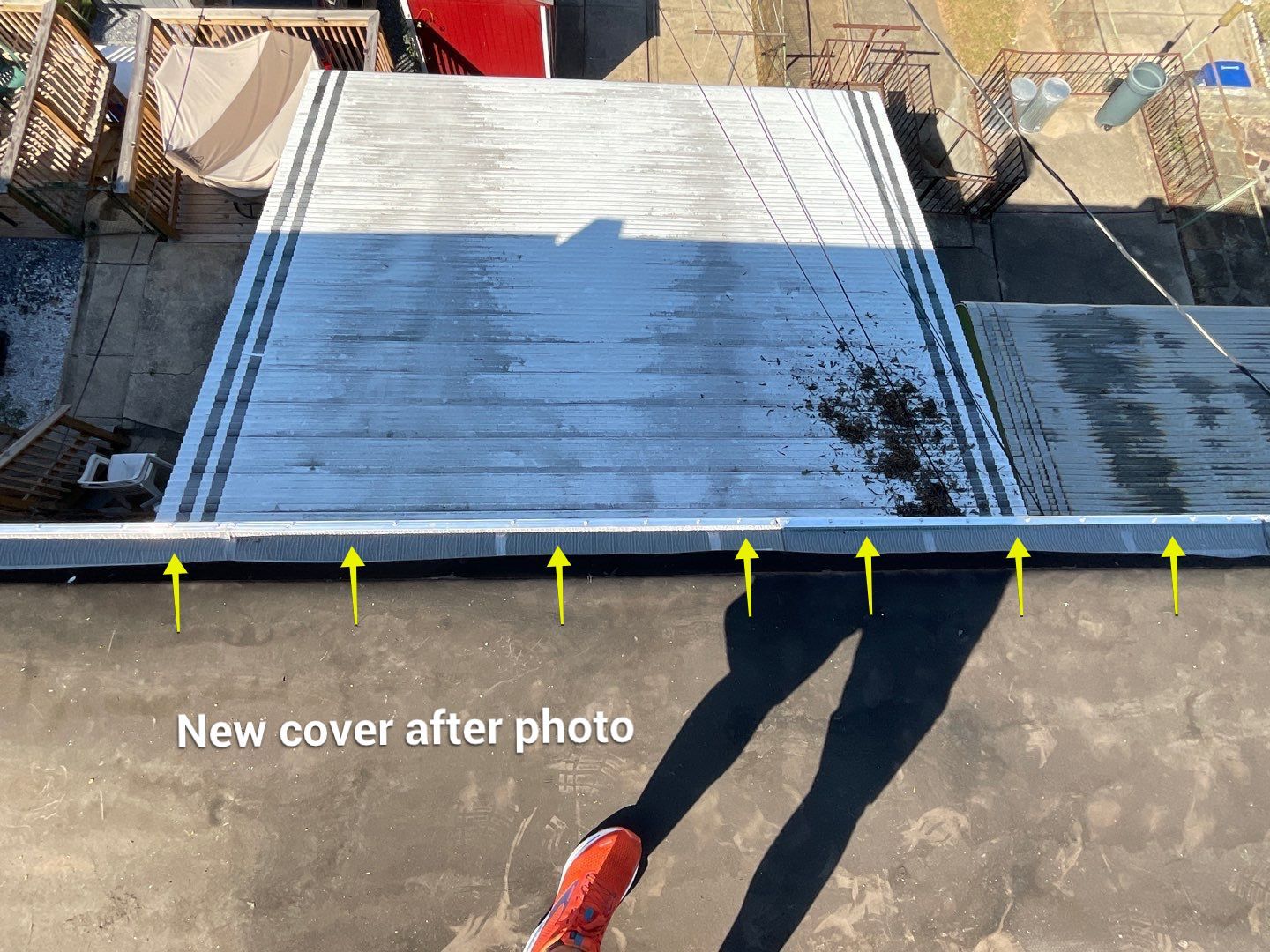 Gutter Installation using Rain Drop Gutter covers by Alpha Design Services