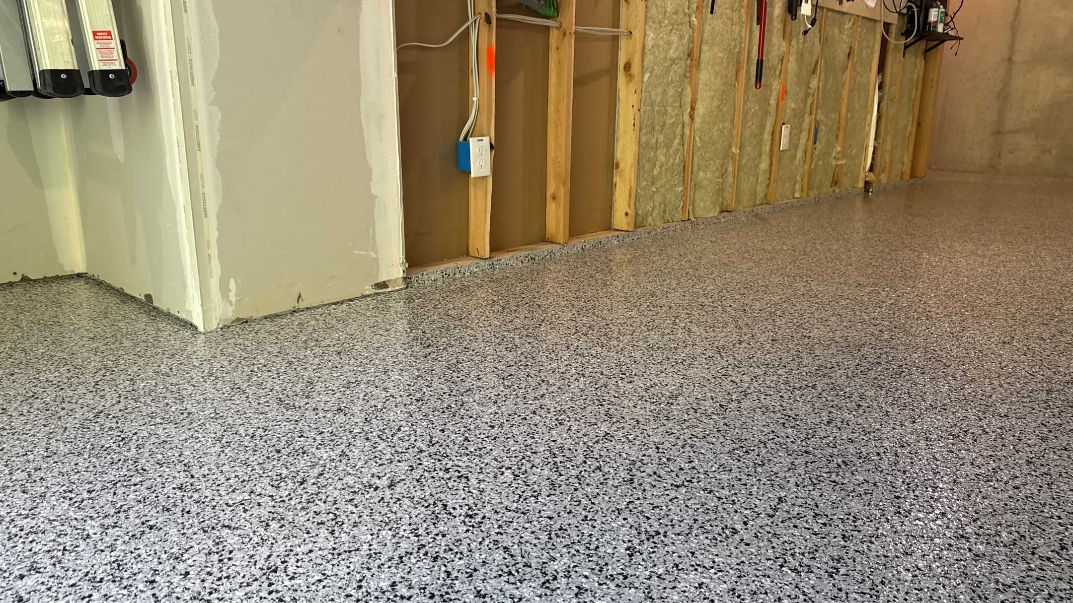 Randy Chose to Coat His Basement by Banner Garage