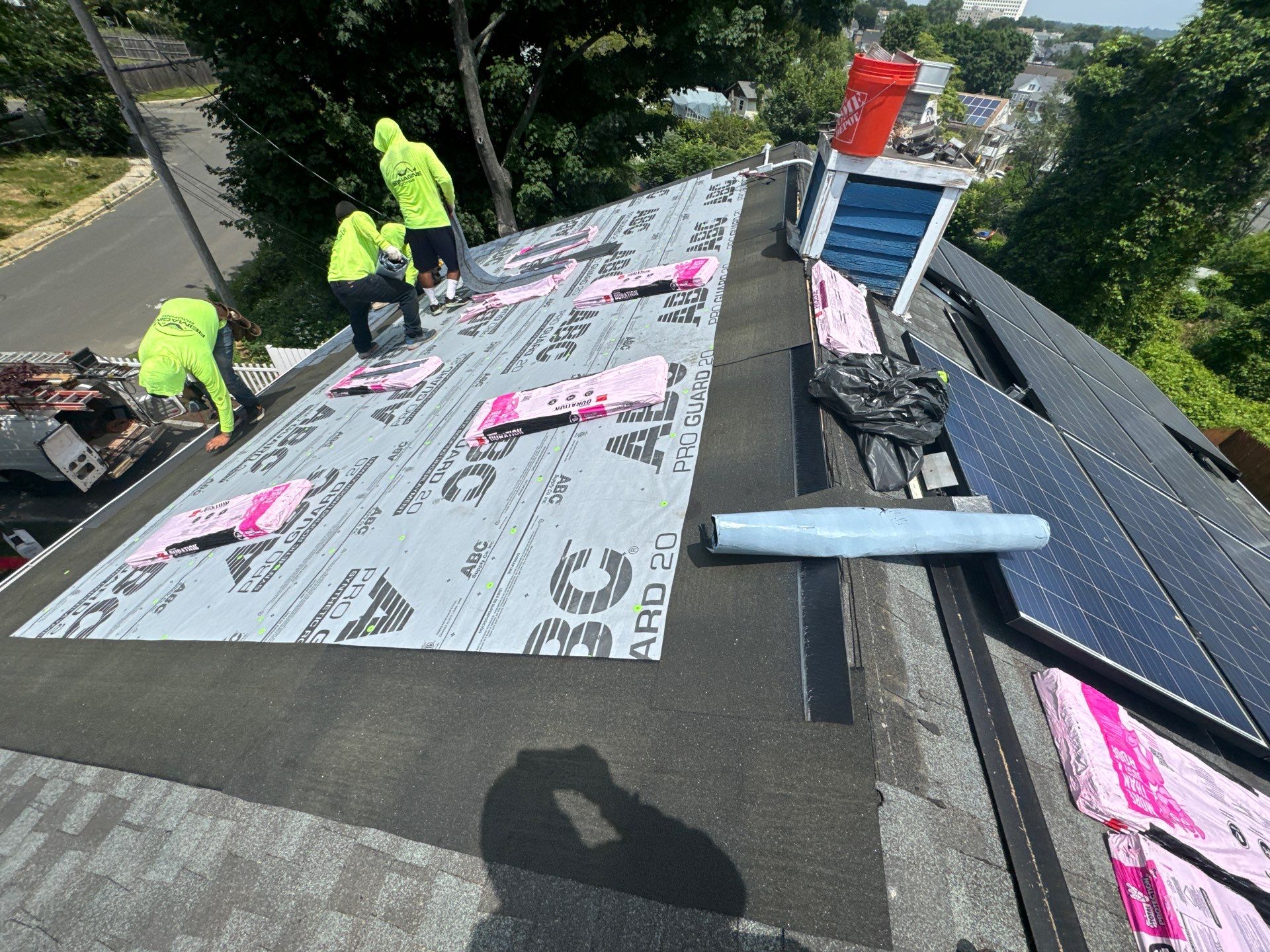 Harbor Blue Shingles by Reimagine Roofing