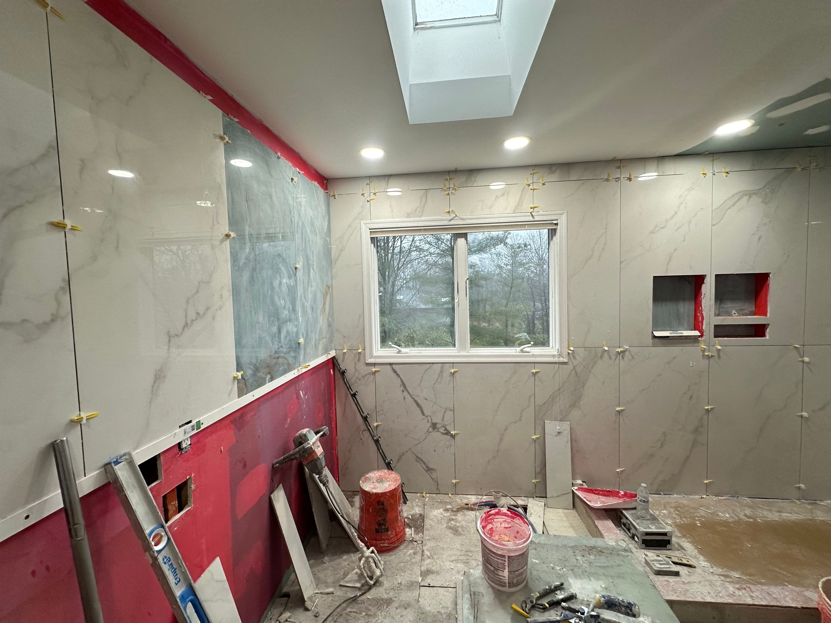 Bathroom Remodel using Tile by Home Concepts Construction