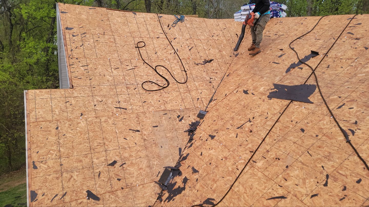Roof Installation using GAF Timberline HDZ by ExteriorPros