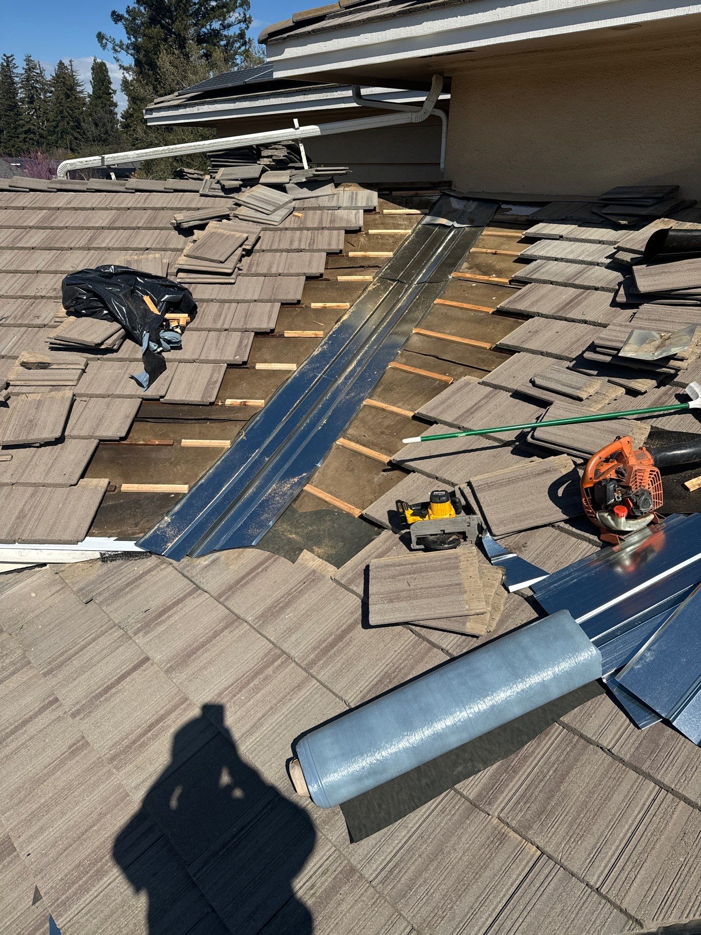 Solar Roof Leak Repair  by Grandmark Service Company
