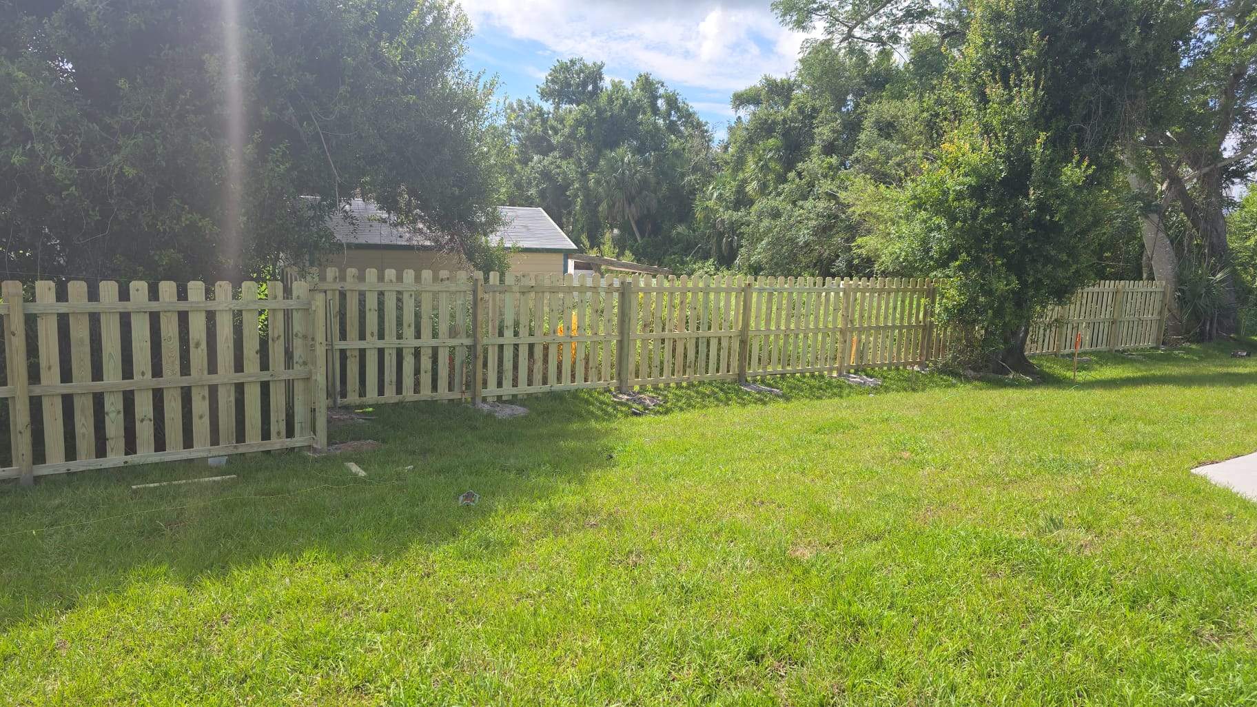Custom Wood Privacy Fence and Gate Installation in Punta Gorda by True Fence LLC