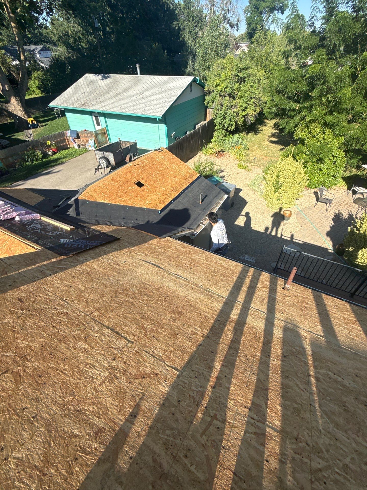 Residential Roof Replacement With Gray Architectural Shingles in Boise by Olive Roofing