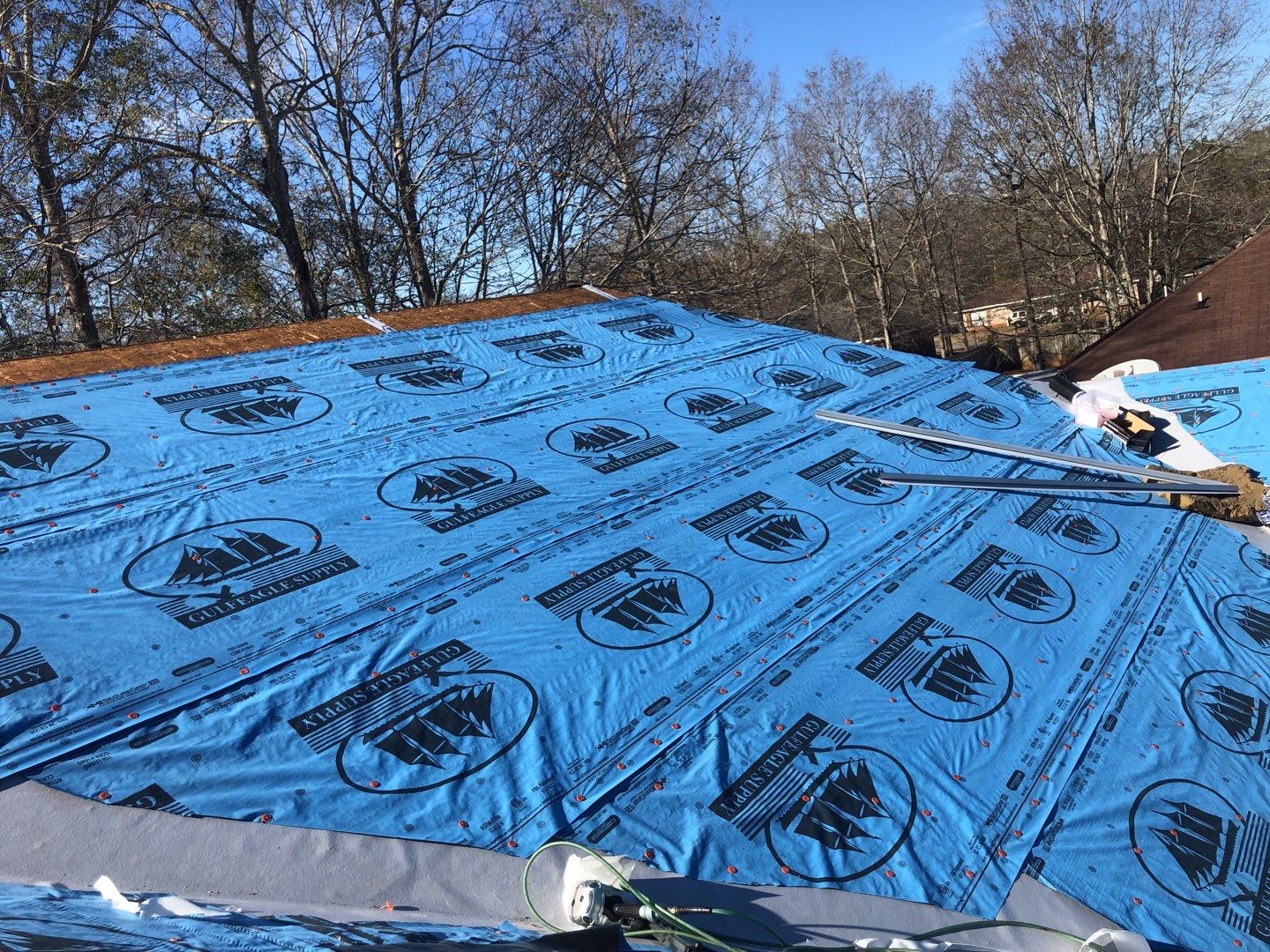 Residential Roofing Installation using Roof Replacement by American Roofing & Construction LLC