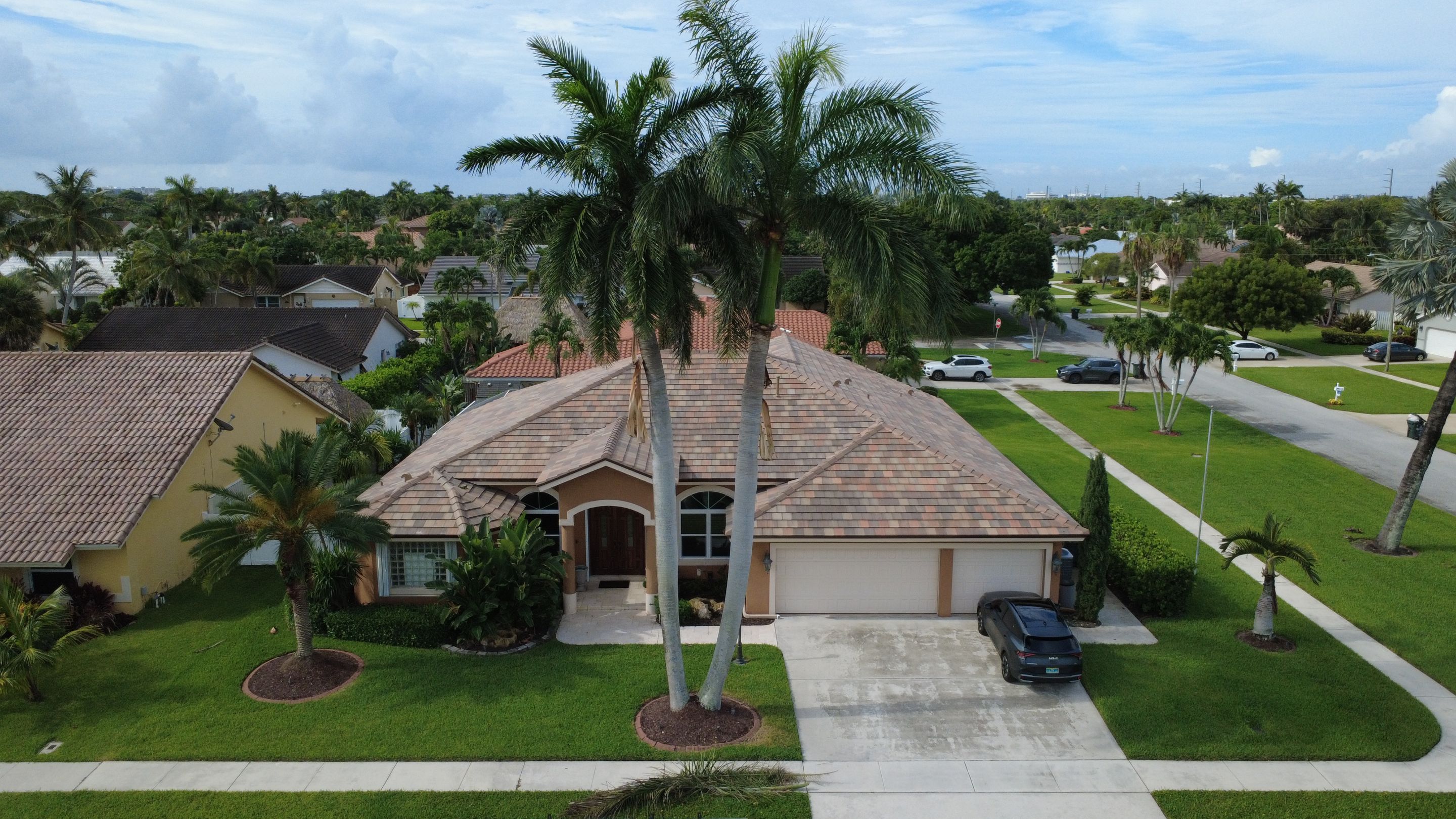 Residential Roofing Installation using Eagle Roofing Tile by BLUES BROTHERS ROOFING