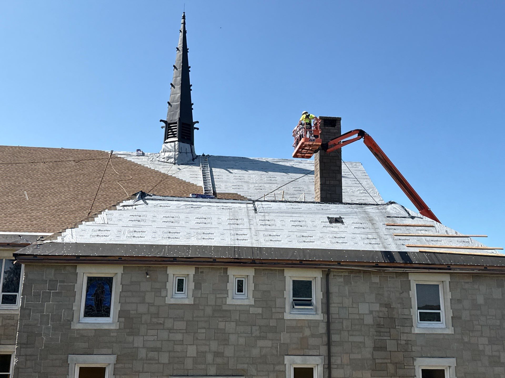 St. Pius Church - Commercial Roof Restoration by Rinaldi Roofing