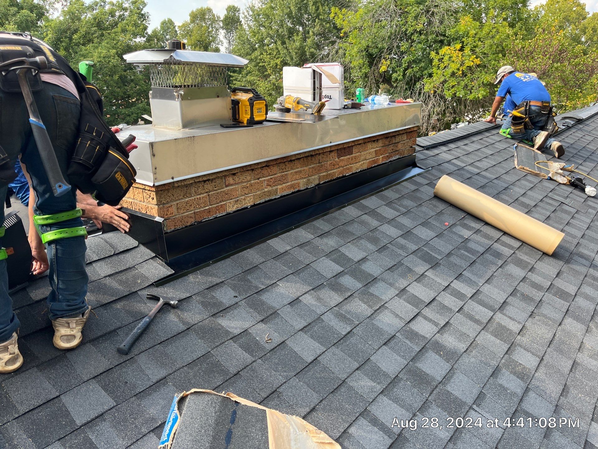 Residential Roofing Installation using Certainteed Landmark Pro Shingles by Fahey Roofing + Contracting
