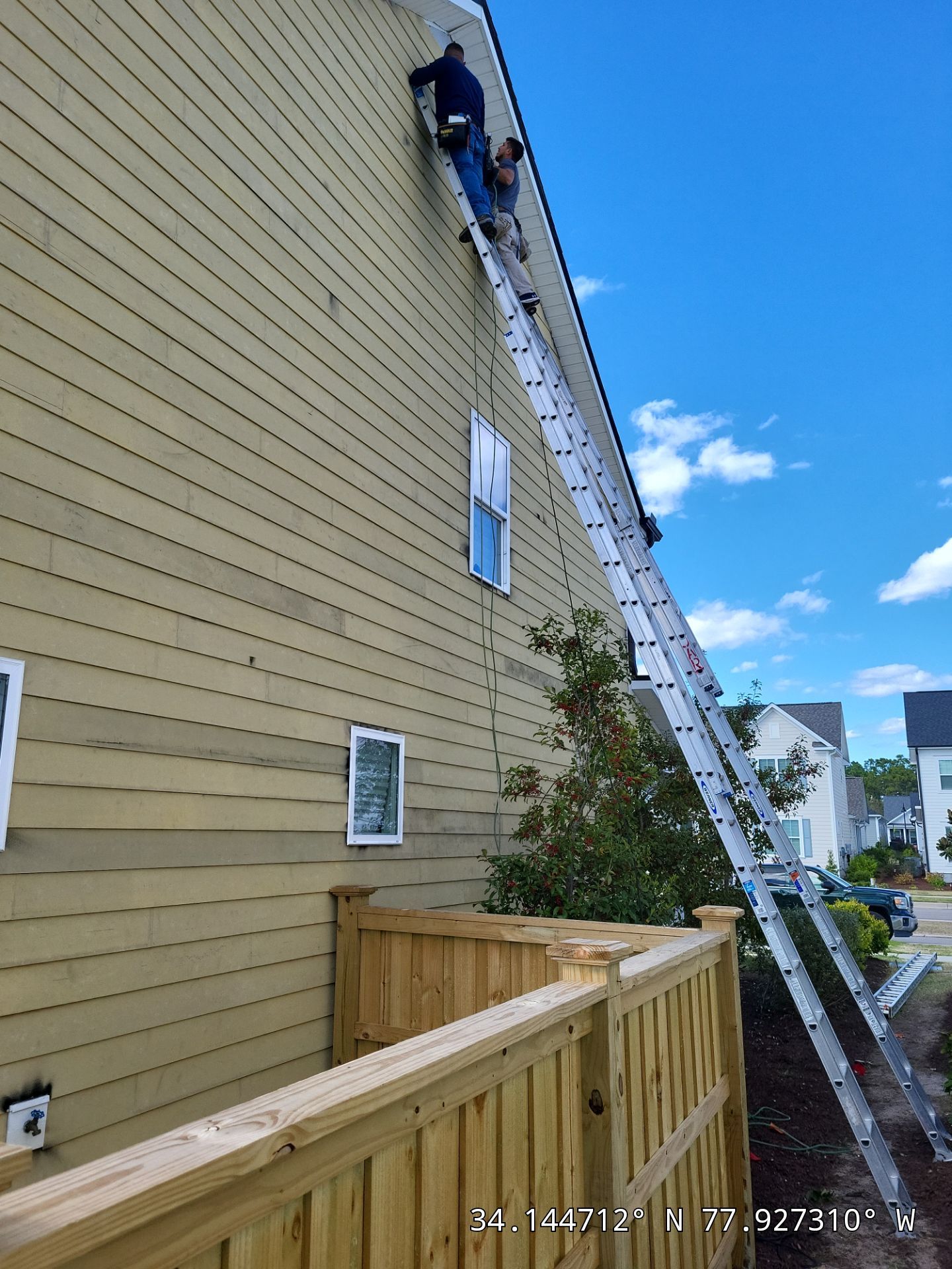 Insurance Workscope Hardie Board Repair using James Hardie HZ10 Plank Smooth  by RGR Construction and Roofing, LLC