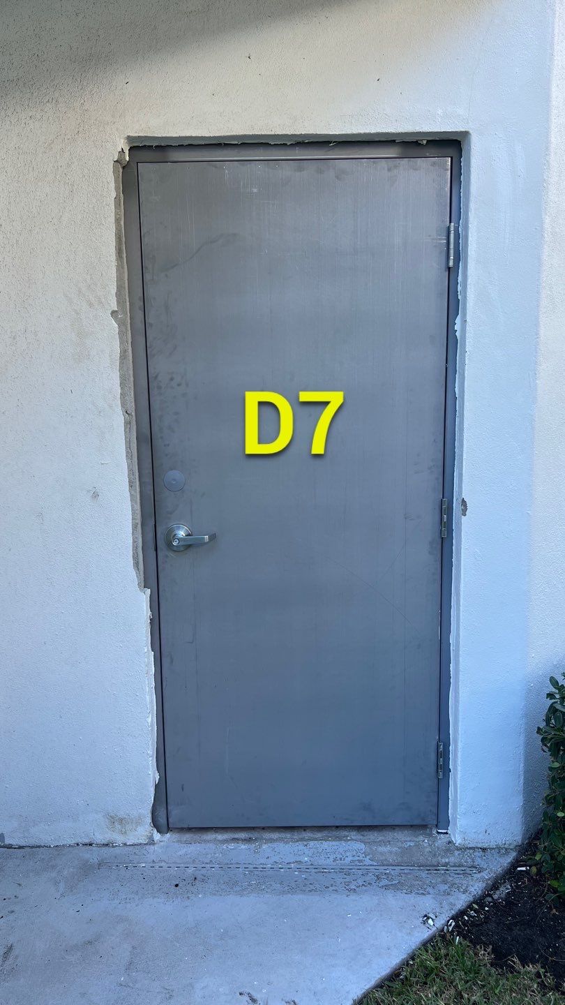 Commercial Stairwell Door Replacement & Hollow Metal Door Retrofit – Pompano Beach High-Rise by The Door Doctor of South Florida, Inc.