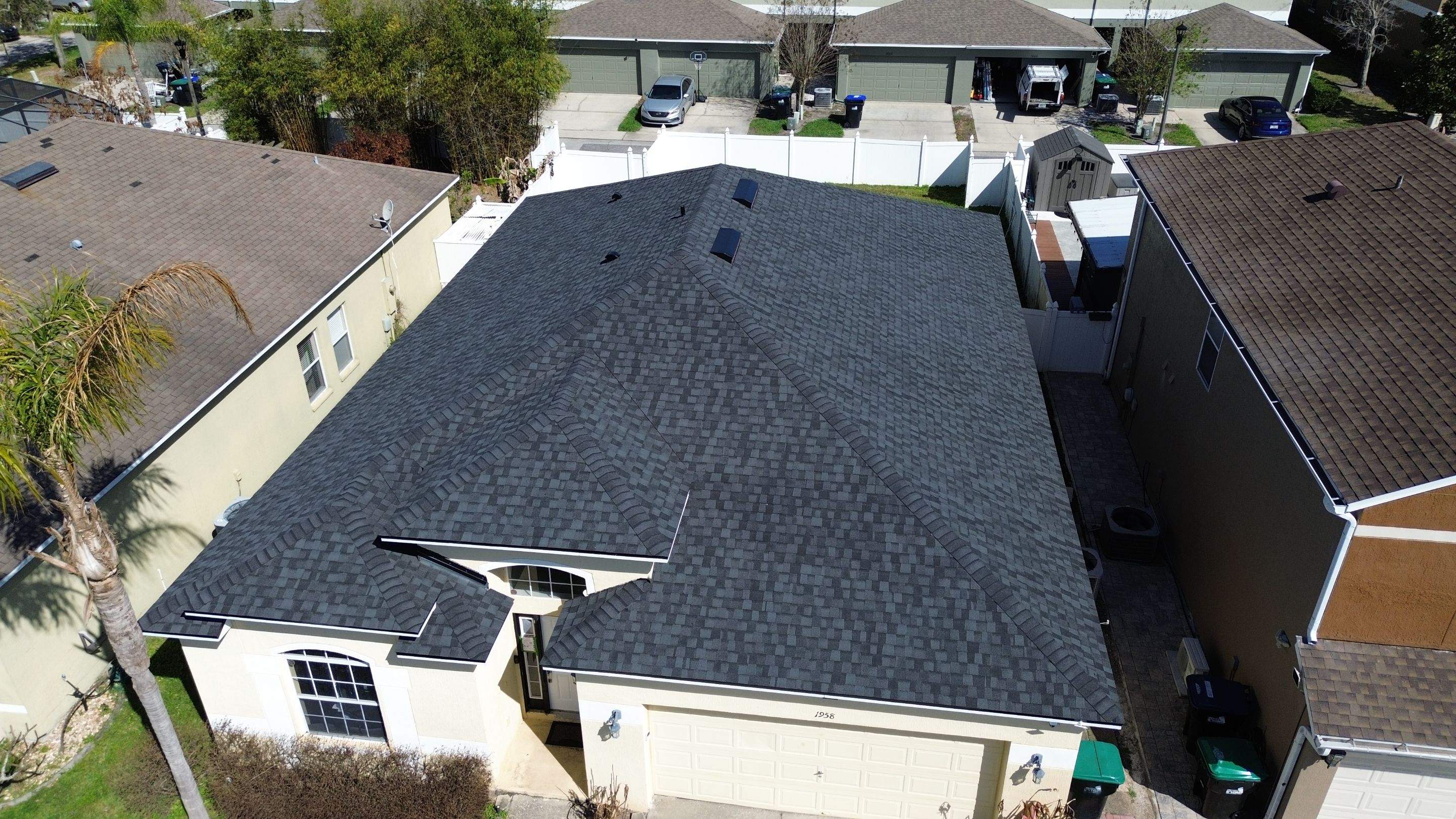 Shingle reroof in Kissiimmee FL by Gold Key Roofing