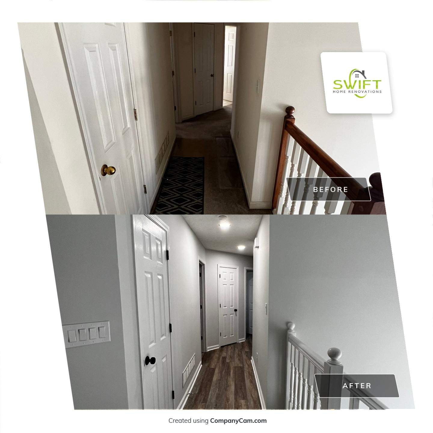 Modern Interior Renovation and Bathroom Remodel in Ellenwood by Swift Home Renovations