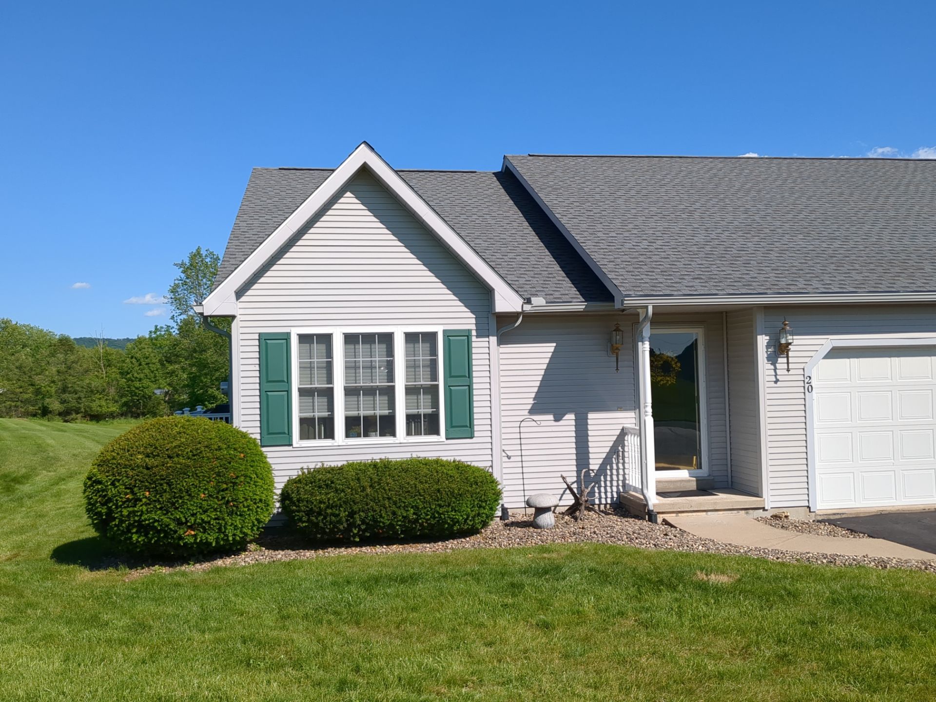 Pewter Gray Shingle Roof and Gutter Replacement in Elysburg by Esh Builders
