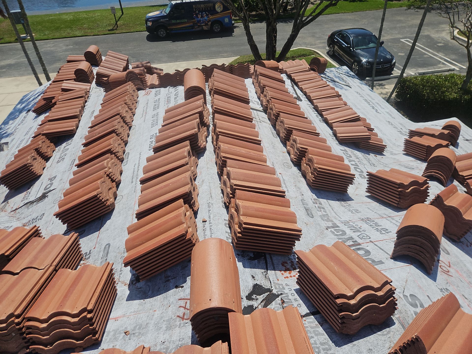 Residential Roofing Installation using WestLake Roofing Tile by BLUES BROTHERS ROOFING