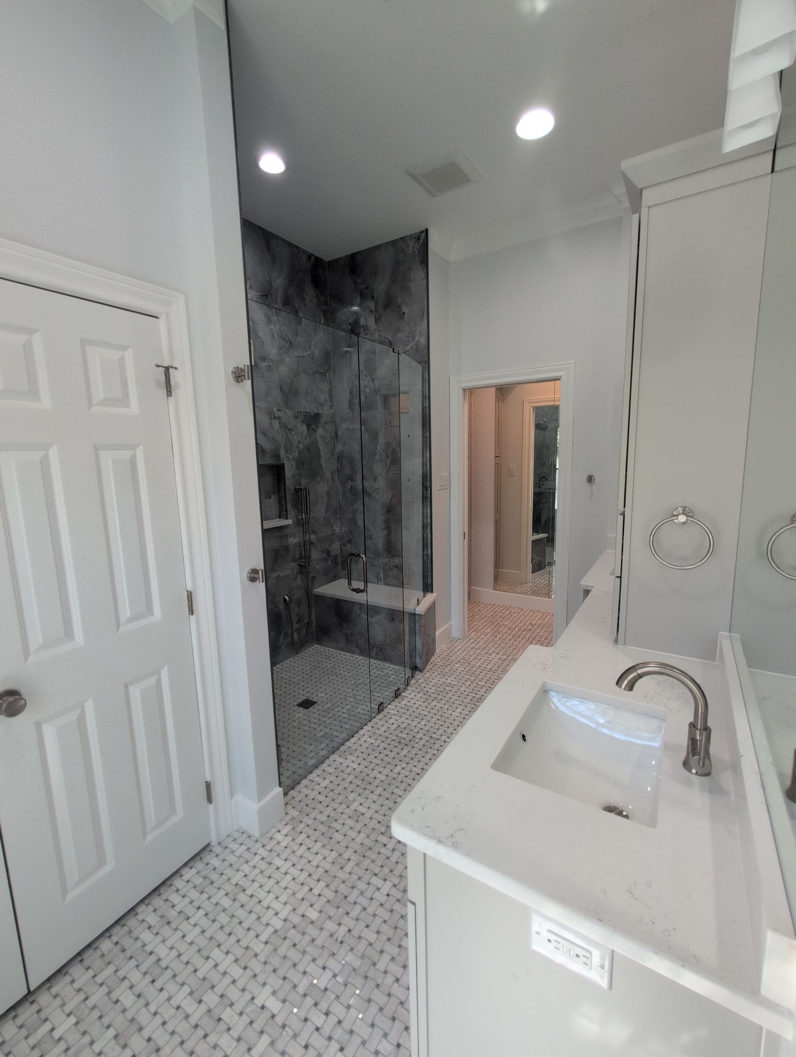 Walker Ranch Bathroom Remodel with Expanded Walk-In Shower and Custom Storage by Legacy Bath and Kitchen 