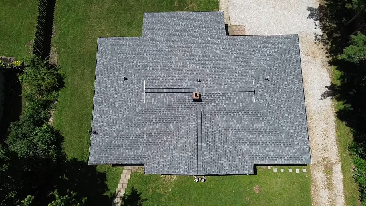 Atlas Pinnacle, Coastal Granite, Drip Edge, Color, Black by Eagle Eye Roofing