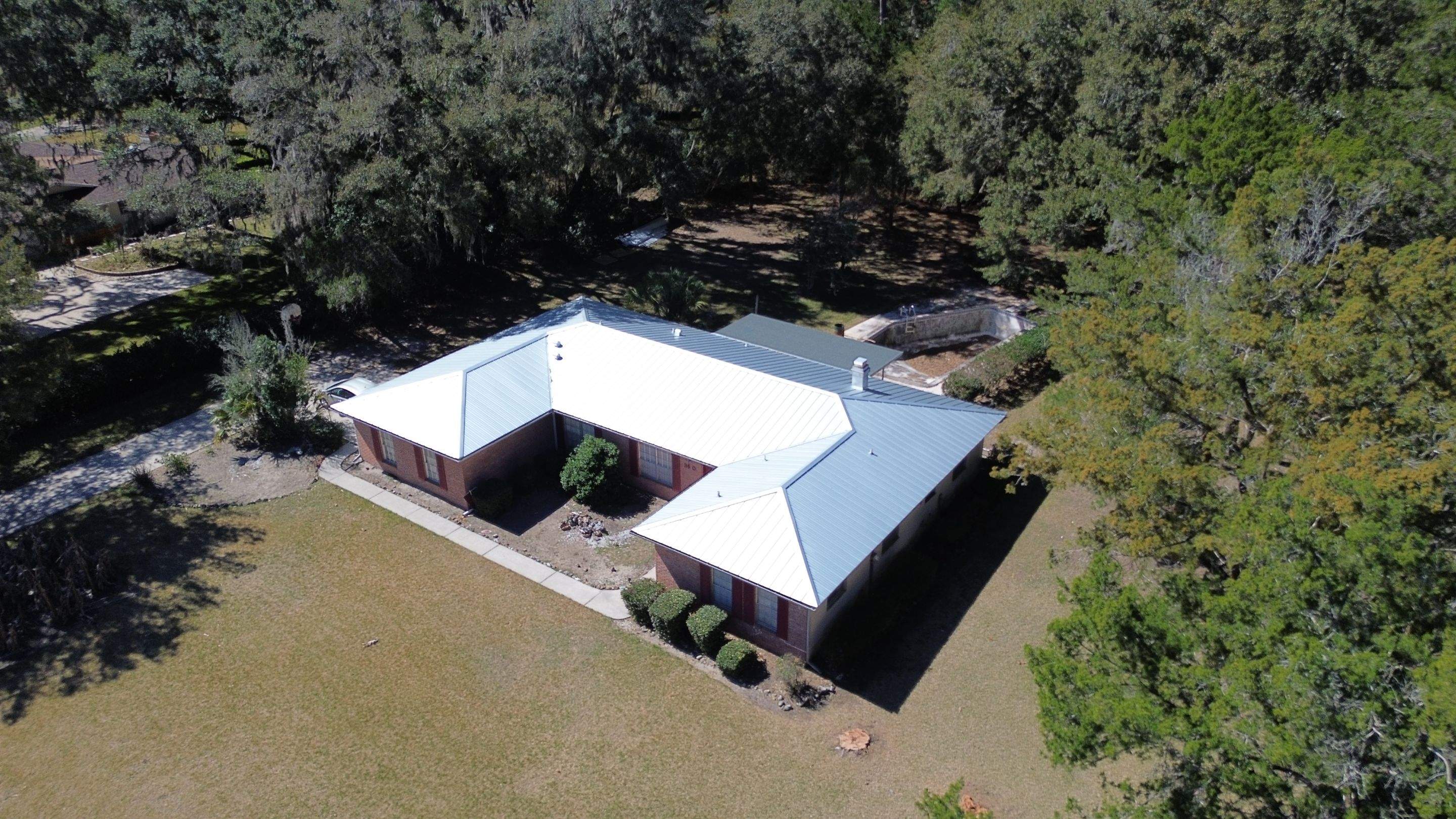 Metal reroof in Gainesville, FL by Brehm Roofing
