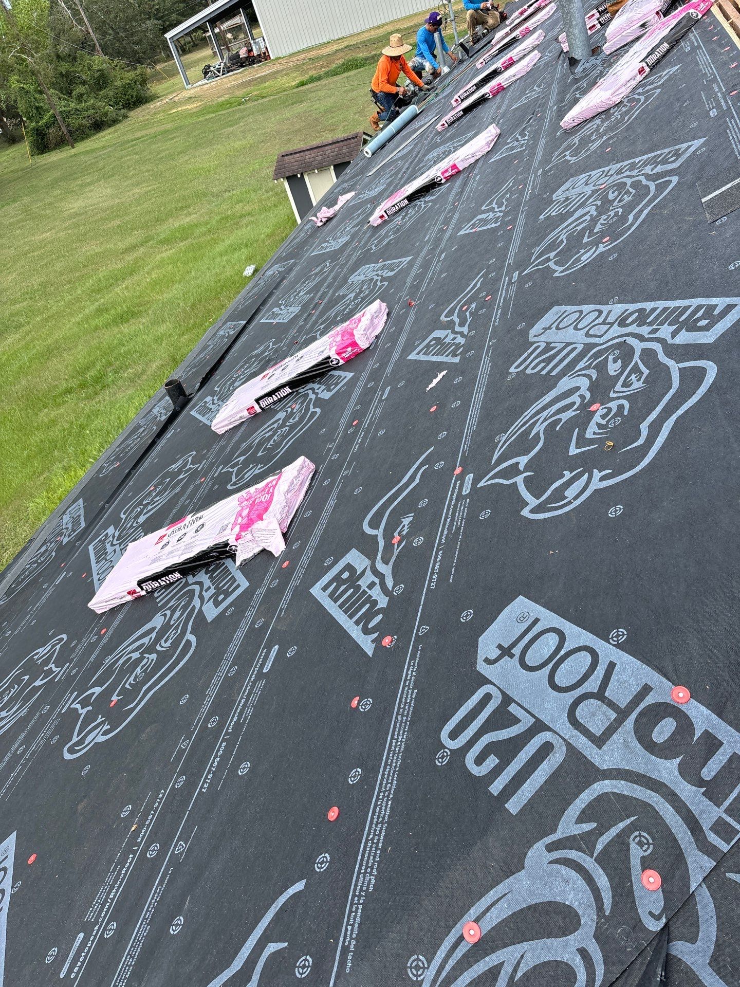 Residential Roofing Installation using Owen's Corning Duration (Lifetime) Shingles by Roof Repair Company