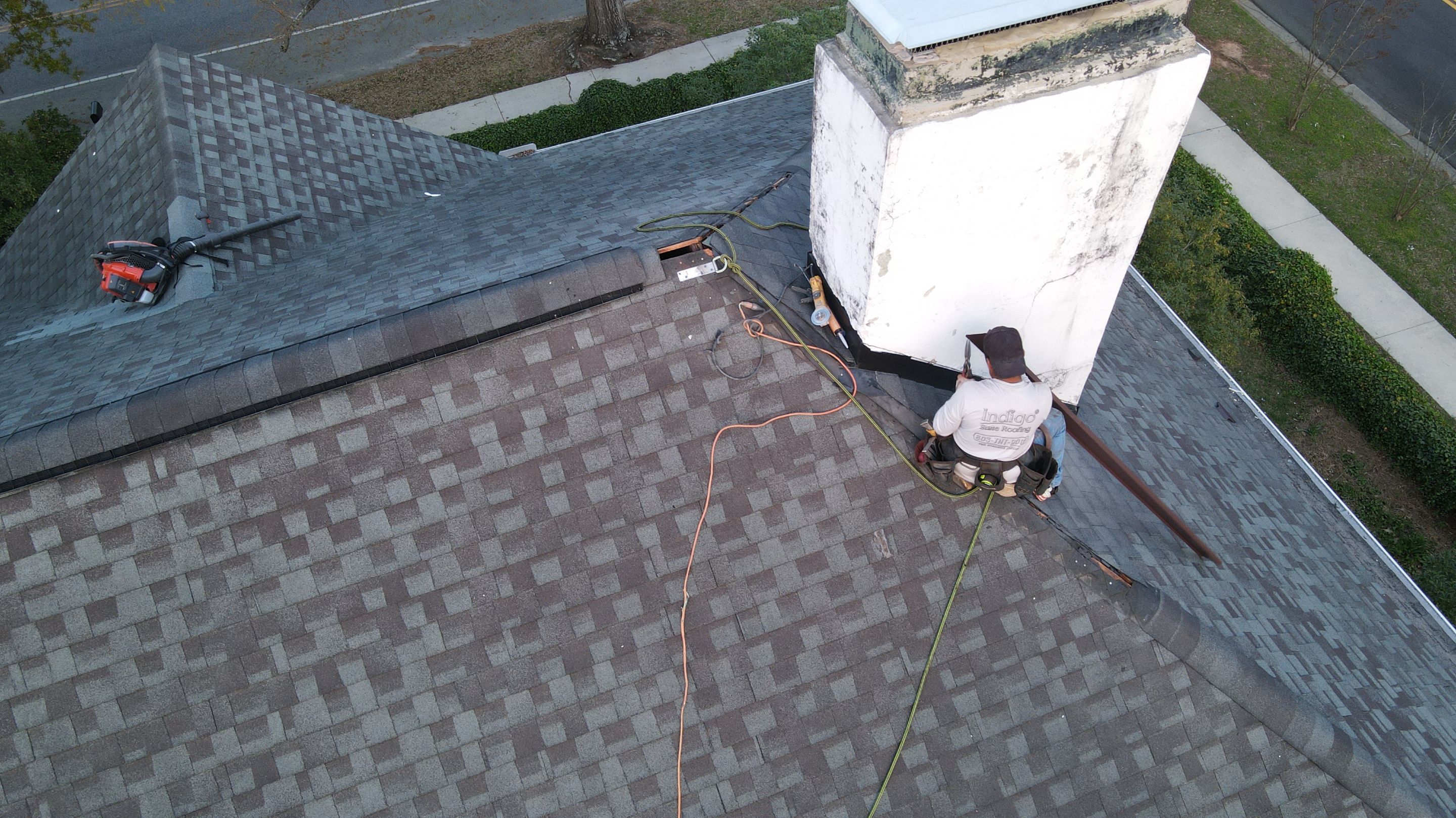 Residential Roofing Repair using Owens Corning Oakridge- Driftwood by Indigo State Roofing